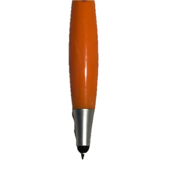 2/$10 Mop Head Orange Plastic Ballpoint Pen Stylus Screen Cleaner Smiling Face - Picture 4 of 5
